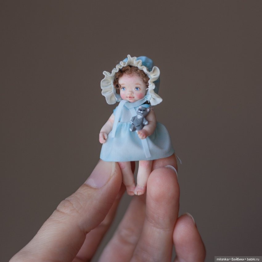 Мои новые малюсики — Авторские миниатюрные куклы: лепка