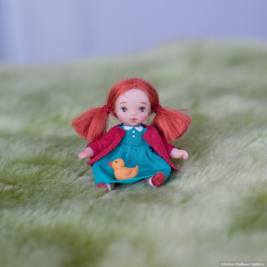 Мои новые малюсики — Авторские миниатюрные куклы: лепка