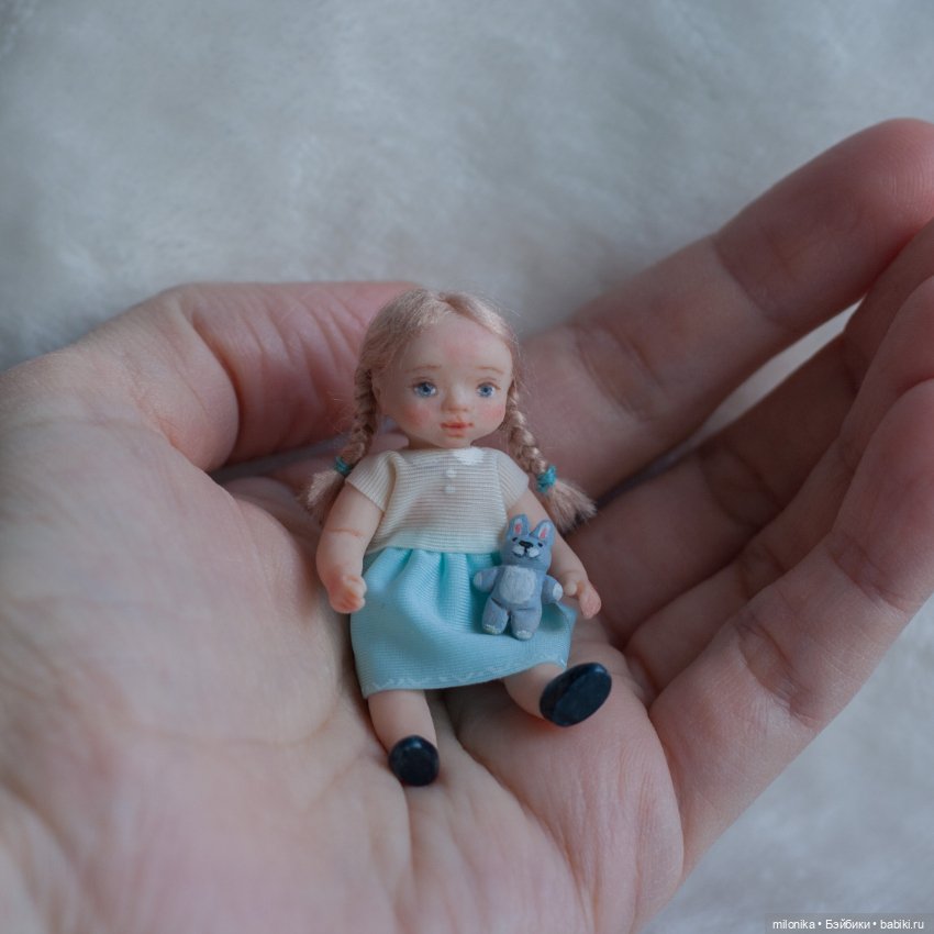 Мои новые малюсики — Авторские миниатюрные куклы: лепка