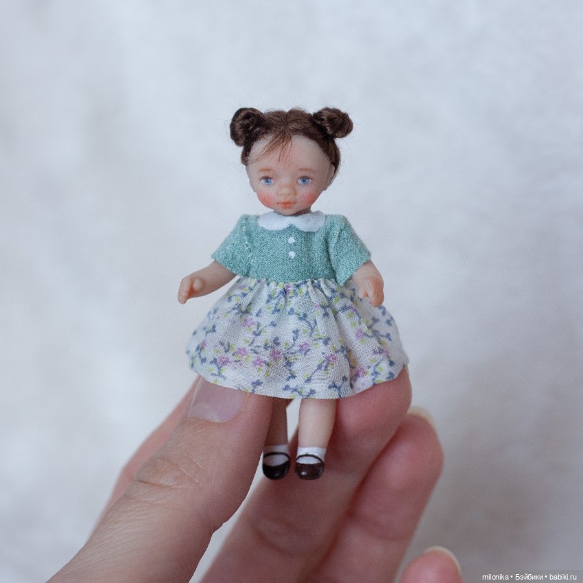Мои новые малюсики — Авторские миниатюрные куклы: лепка