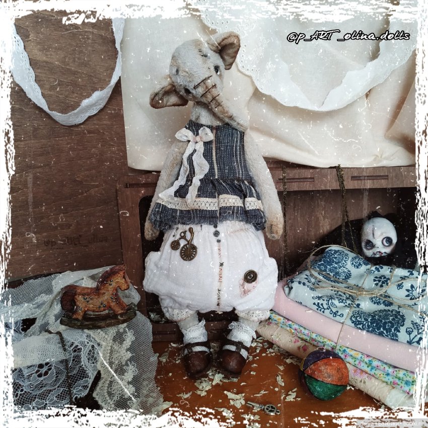 Выкройка слоника тедди от Полина Партолина (фото 2)