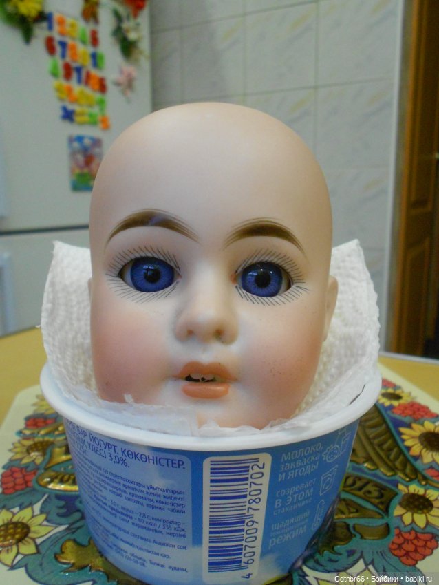 Реставрация антикварной куклы 1894 АМ4DEP. Хромоножка. Выравниваю ножки (фото 4)