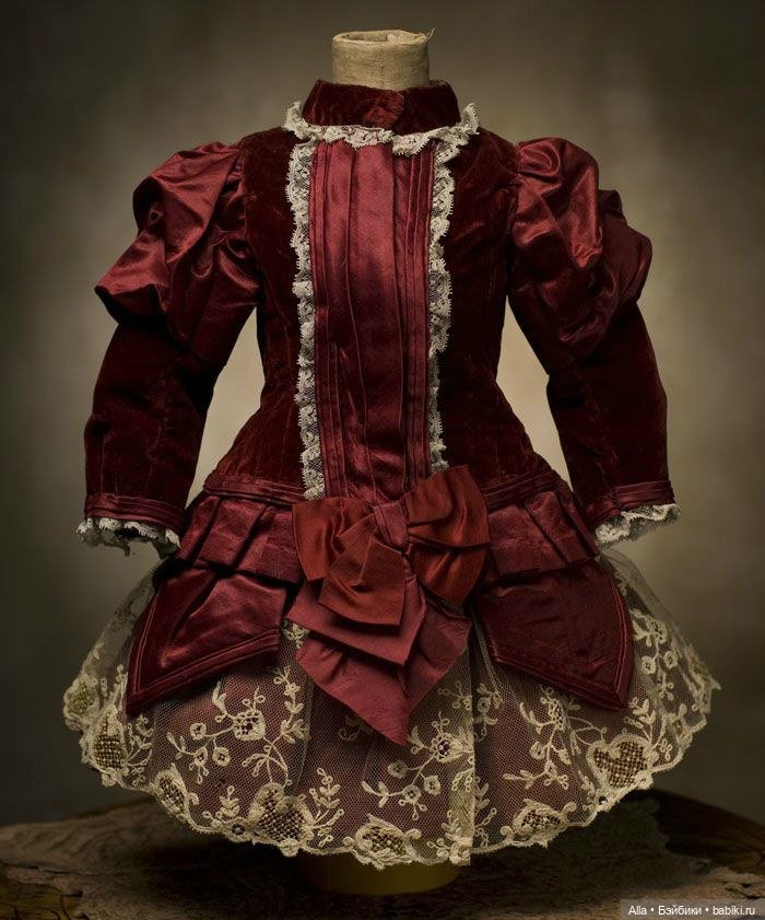 Платья для кукол, последняя четверть XIX века (фото 2)