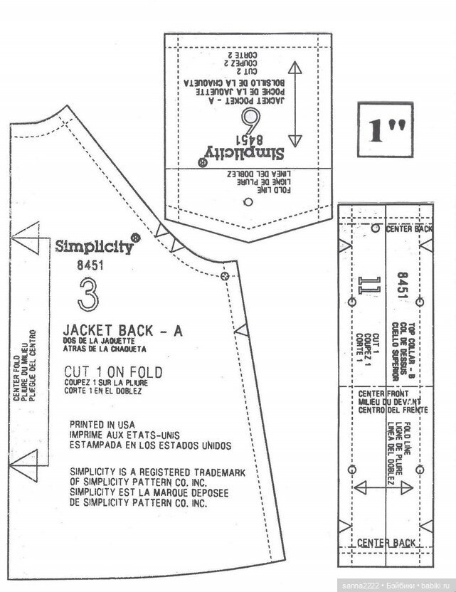 Simplicity 8451 Doll Clothes Pattern for 18" Dolls