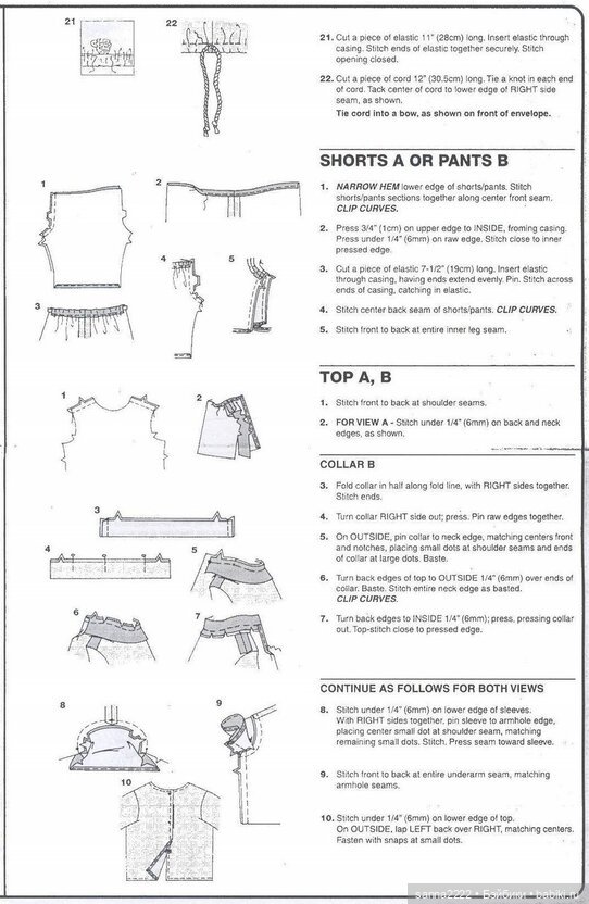 Simplicity 8451 Doll Clothes Pattern for 18" Dolls (фото 5)