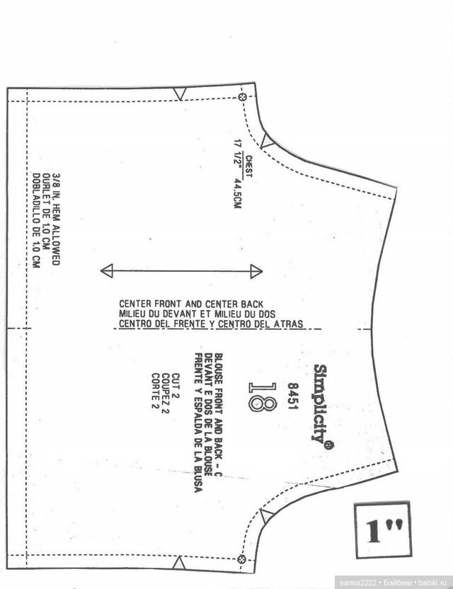 Simplicity 8451 Doll Clothes Pattern for 18" Dolls