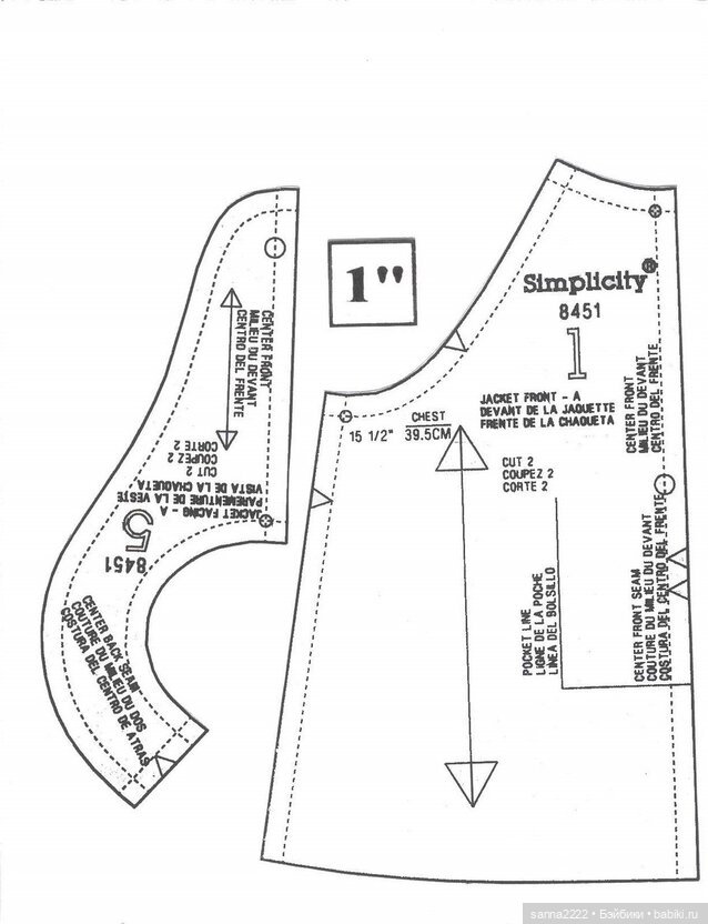 Simplicity 8451 Doll Clothes Pattern for 18" Dolls