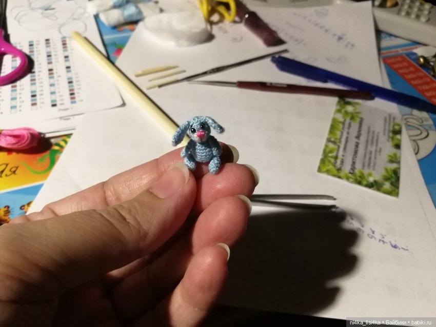 Обо мне и моей миниатюре — Вязаные игрушки и амигуруми: крючком