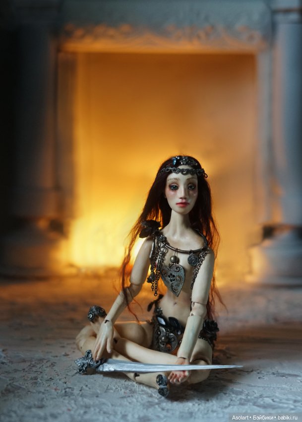 Маргарита — Авторские шарнирные куклы своими руками: лепка (фото 6)