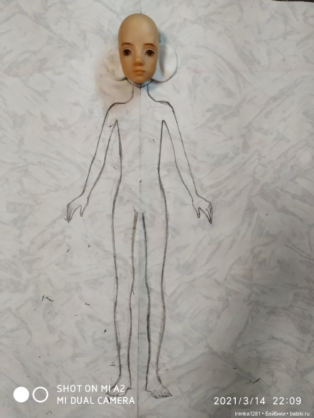 Кристи (делаю шарнирную куклу) (фото 3)