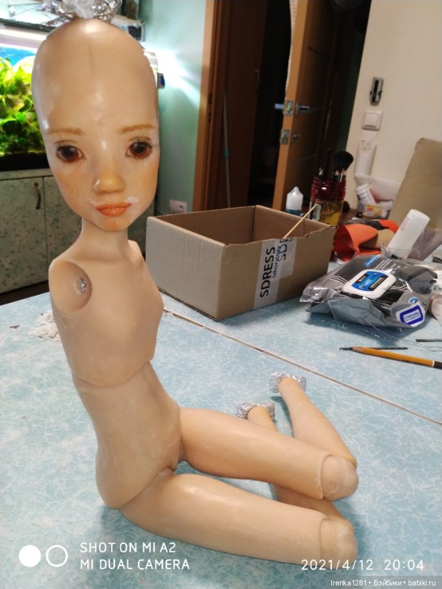 Кристи (делаю шарнирную куклу)