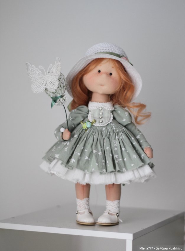 Мая - интерьерная текстильная кукла (фото 8)