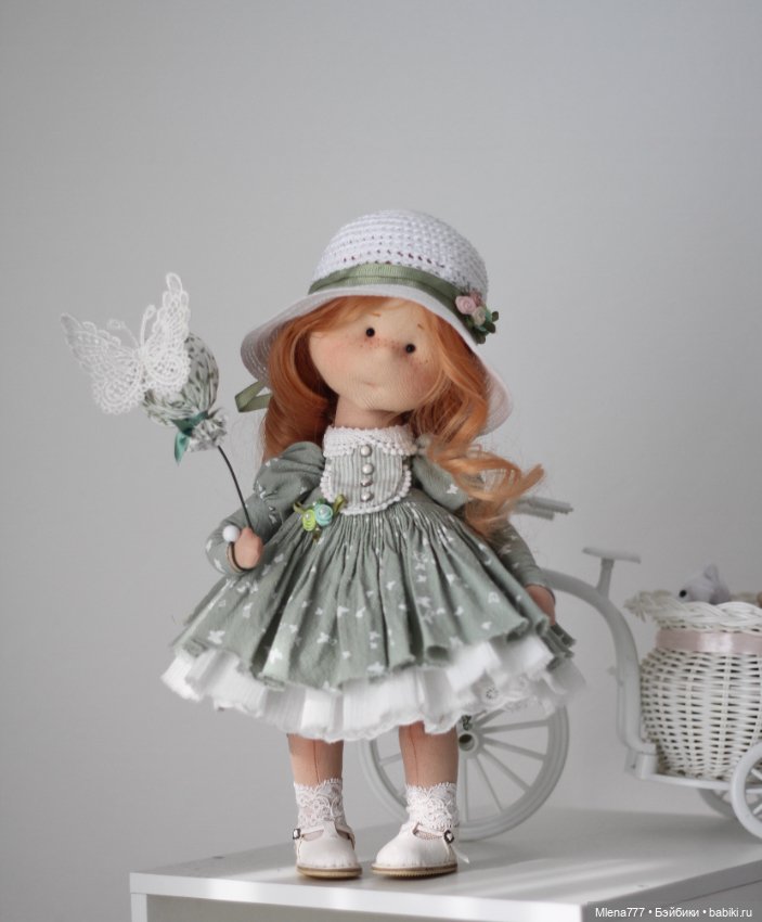 Мая - интерьерная текстильная кукла (фото 6)