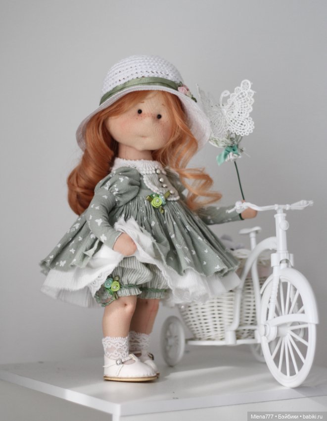 Мая - интерьерная текстильная кукла (фото 4)
