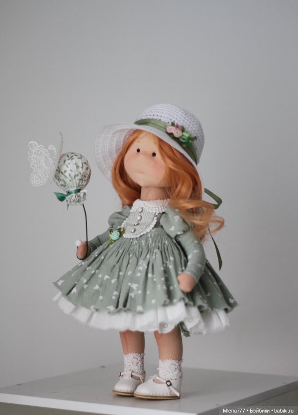 Мая - интерьерная текстильная кукла (фото 9)