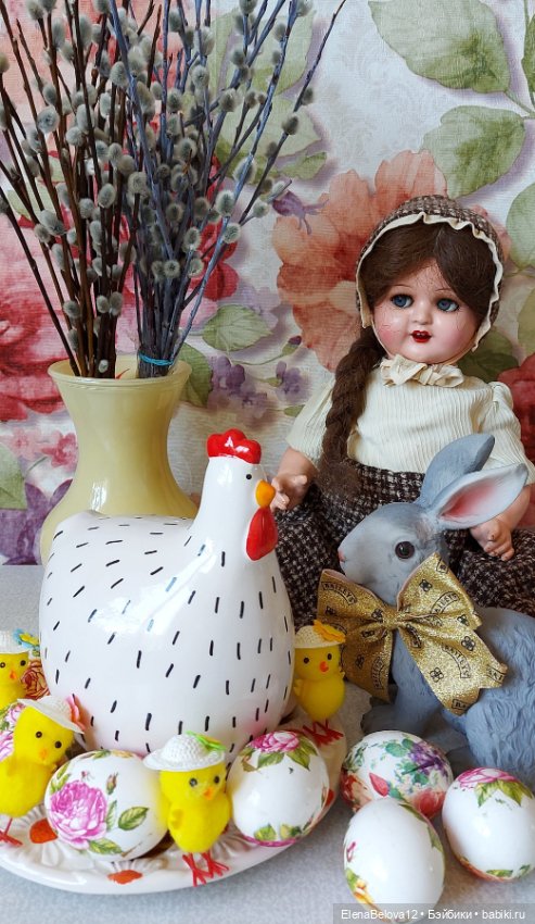 Христос воскресе — Пасхальные открытки и куклы: поздравления