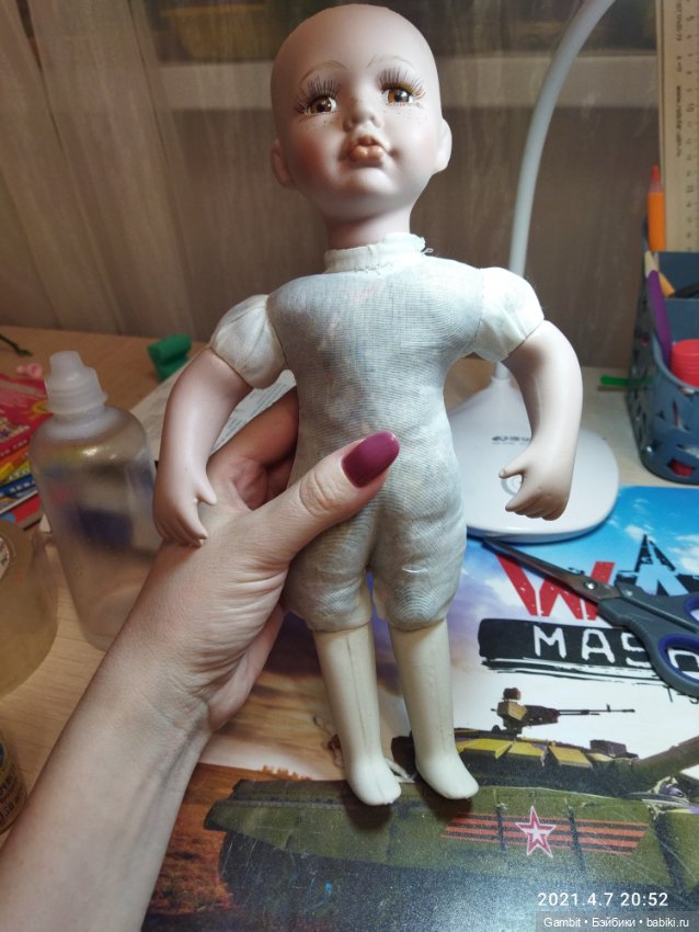 Первая переделка фарфорки