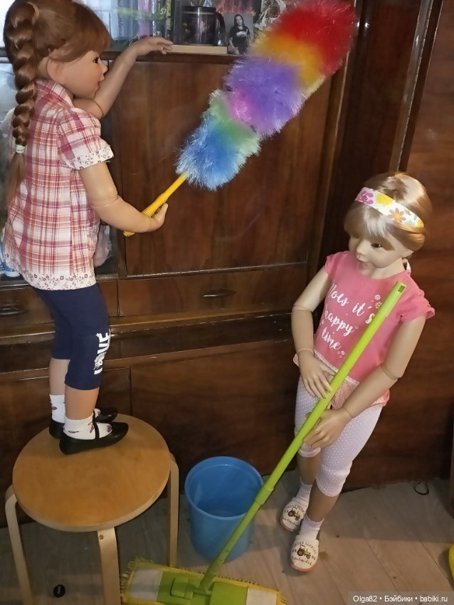 Генеральная уборка — Куклы Monika Levenig и Monika Peter (фото 3)