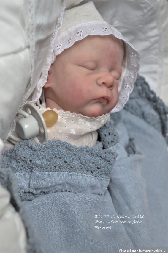 Период рождение Пипа от скульптора Касси Брас .Художник реборн Анна Морозова (фото 8)