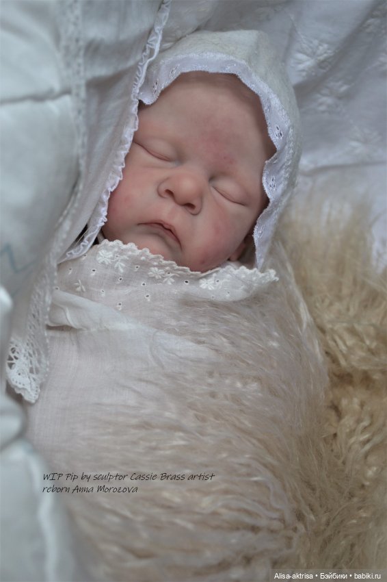Период рождение Пипа от скульптора Касси Брас .Художник реборн Анна Морозова (фото 3)