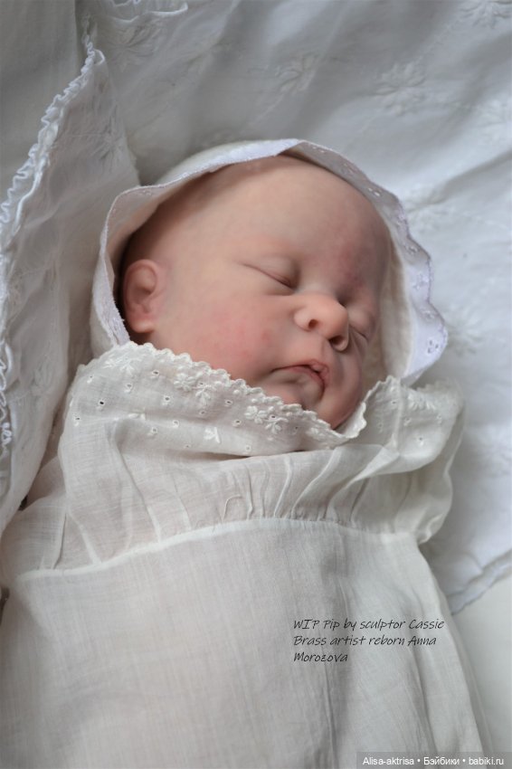 Период рождение Пипа от скульптора Касси Брас .Художник реборн Анна Морозова (фото 9)