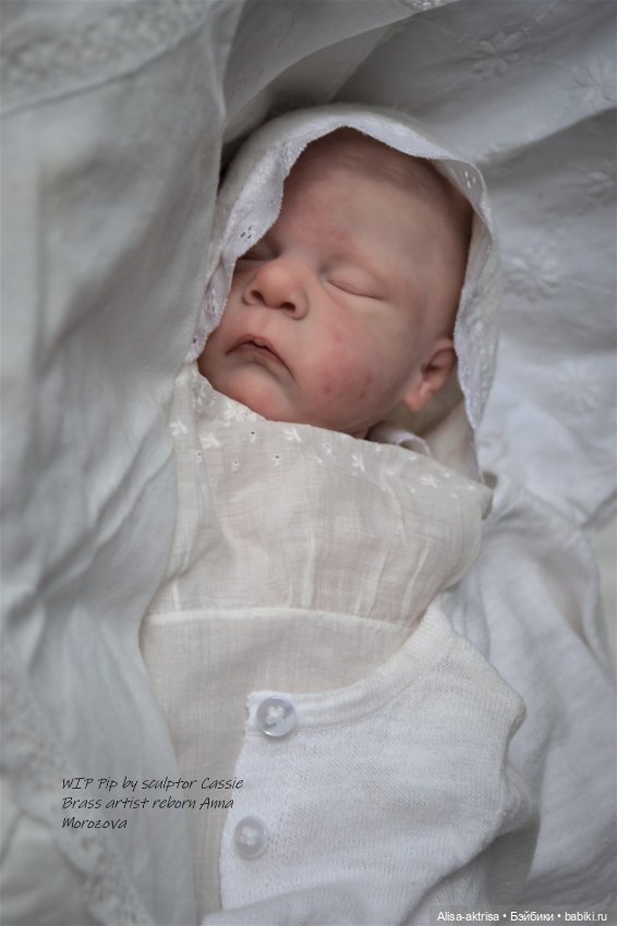 Период рождение Пипа от скульптора Касси Брас .Художник реборн Анна Морозова (фото 6)