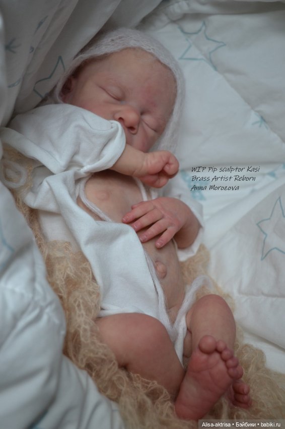 Период рождение Пипа от скульптора Касси Брас .Художник реборн Анна Морозова