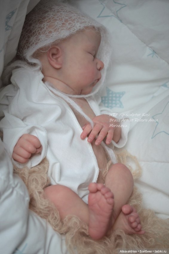 Период рождение Пипа от скульптора Касси Брас .Художник реборн Анна Морозова