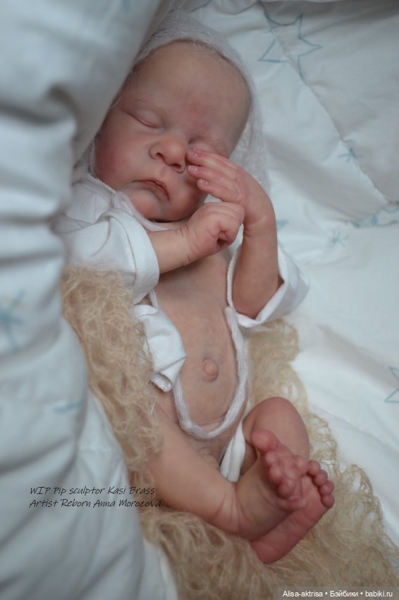 Период рождение Пипа от скульптора Касси Брас .Художник реборн Анна Морозова