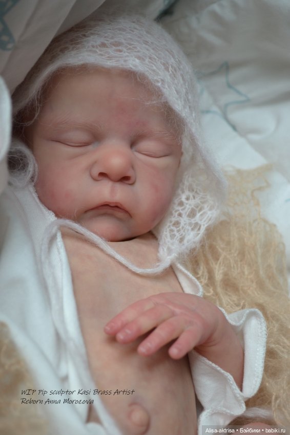 Период рождение Пипа от скульптора Касси Брас .Художник реборн Анна Морозова