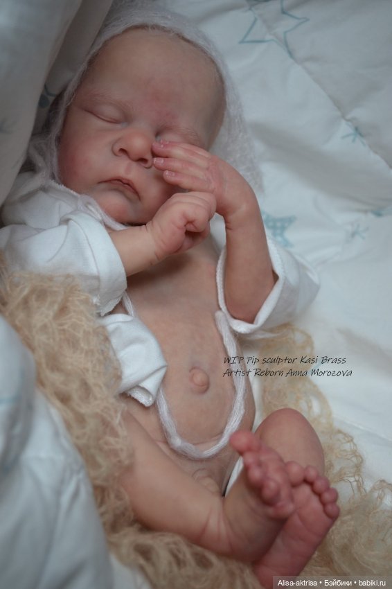 Период рождение Пипа от скульптора Касси Брас .Художник реборн Анна Морозова