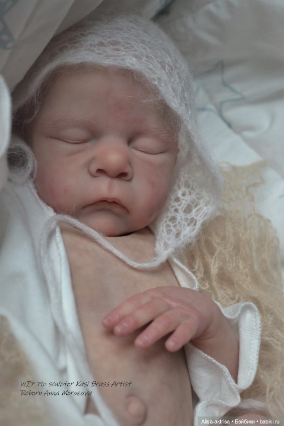 Период рождение Пипа от скульптора Касси Брас .Художник реборн Анна Морозова