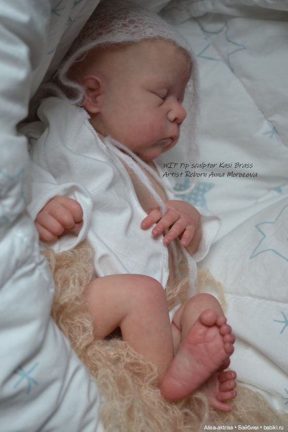 Период рождение Пипа от скульптора Касси Брас .Художник реборн Анна Морозова