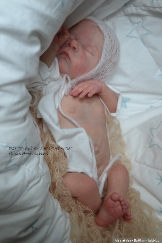 Период рождение Пипа от скульптора Касси Брас .Художник реборн Анна Морозова