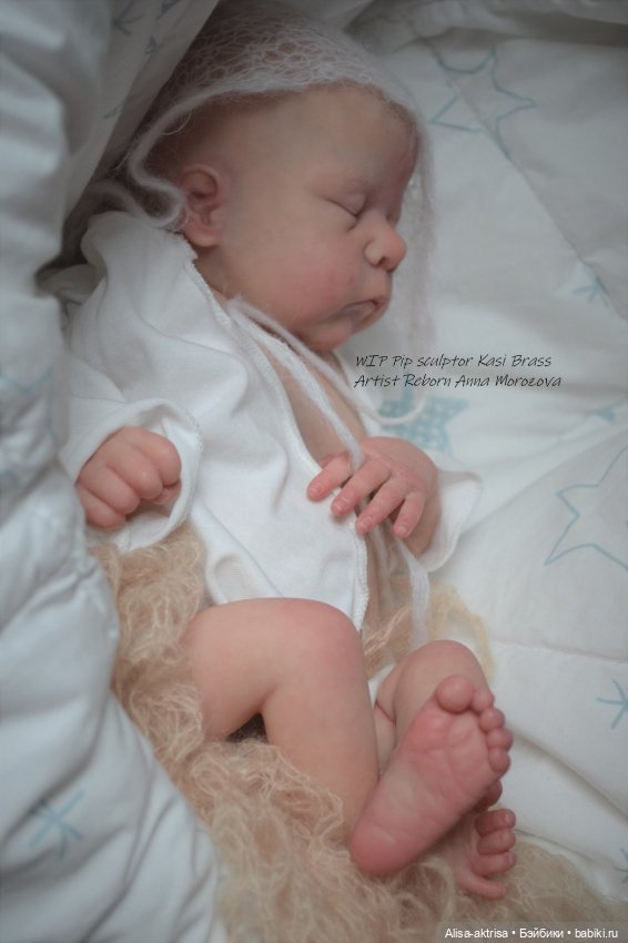 Период рождение Пипа от скульптора Касси Брас .Художник реборн Анна Морозова