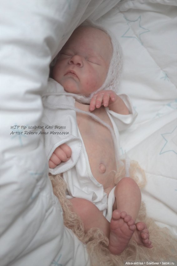 Период рождение Пипа от скульптора Касси Брас .Художник реборн Анна Морозова