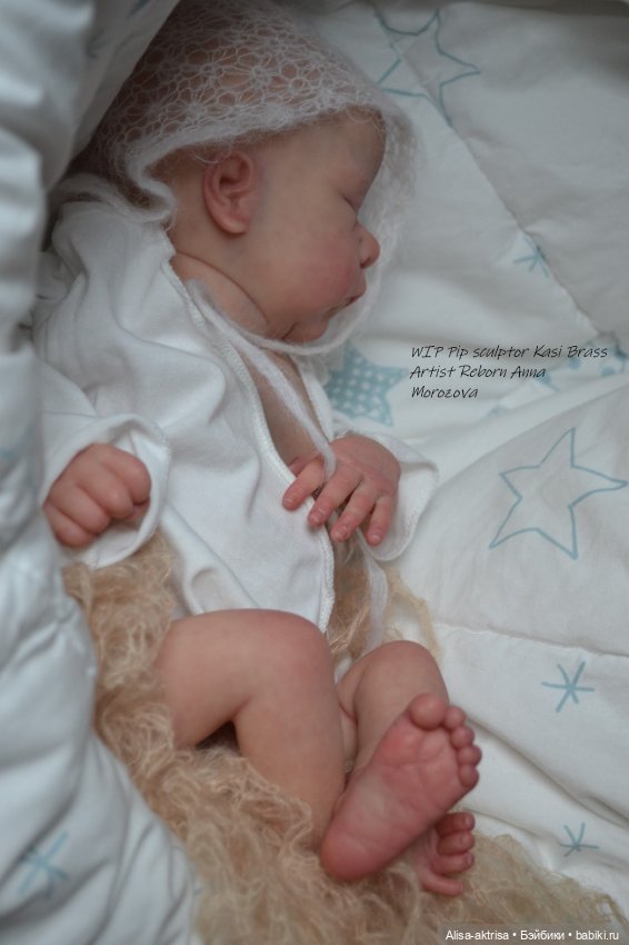 Период рождение Пипа от скульптора Касси Брас .Художник реборн Анна Морозова