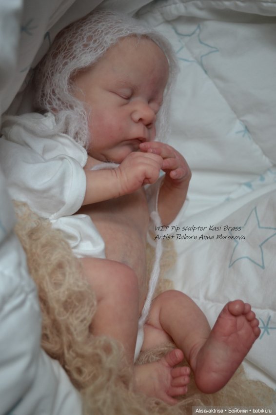 Период рождение Пипа от скульптора Касси Брас .Художник реборн Анна Морозова
