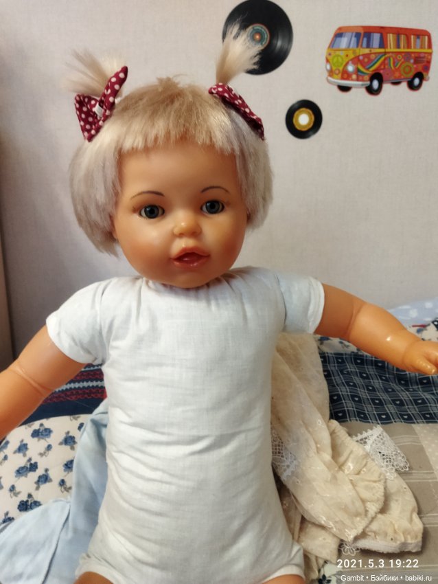 Ремонт старенькой куклы — Ремонт кукол СССР и ГДР (немок): чернота (фото 3)