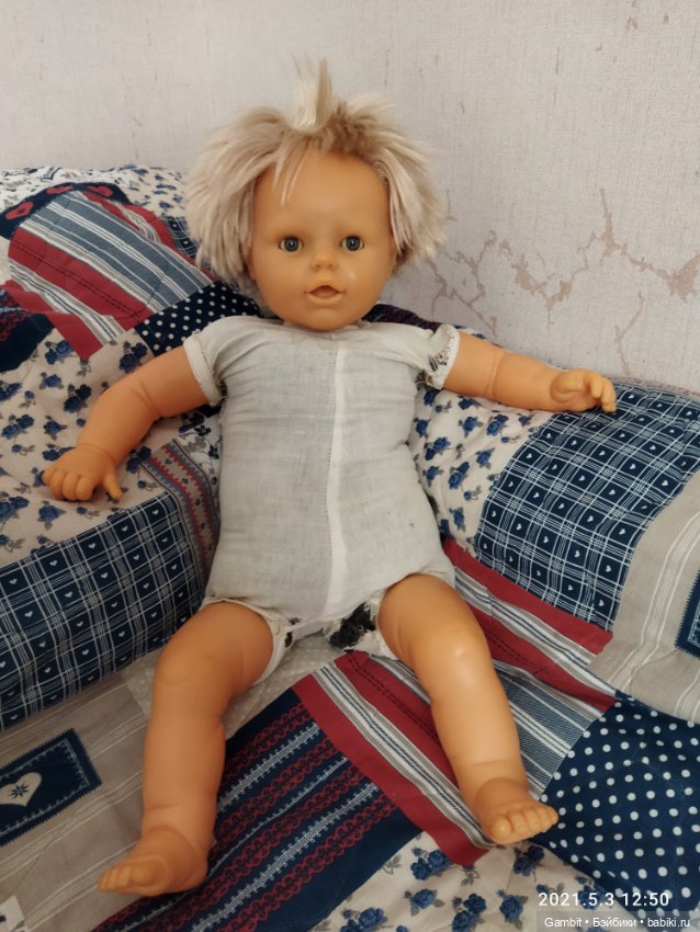 Ремонт старенькой куклы — Ремонт кукол СССР и ГДР (немок): чернота