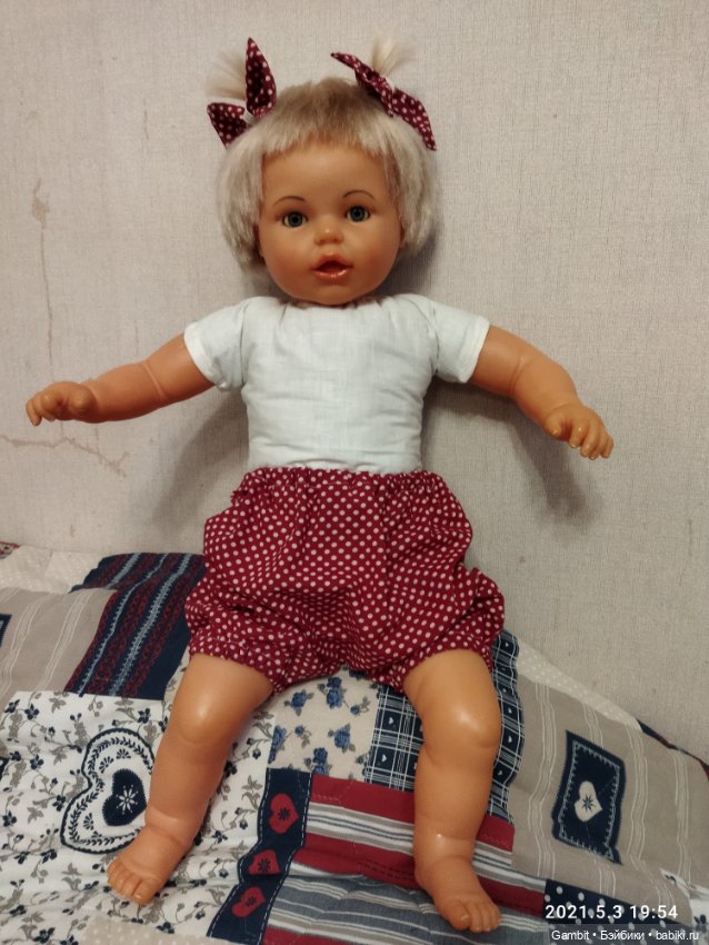 Ремонт старенькой куклы — Ремонт кукол СССР и ГДР (немок): чернота (фото 4)