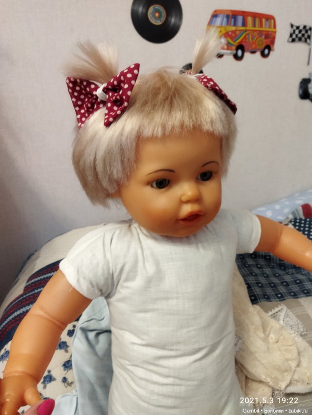 Ремонт старенькой куклы — Ремонт кукол СССР и ГДР (немок): чернота (фото 2)