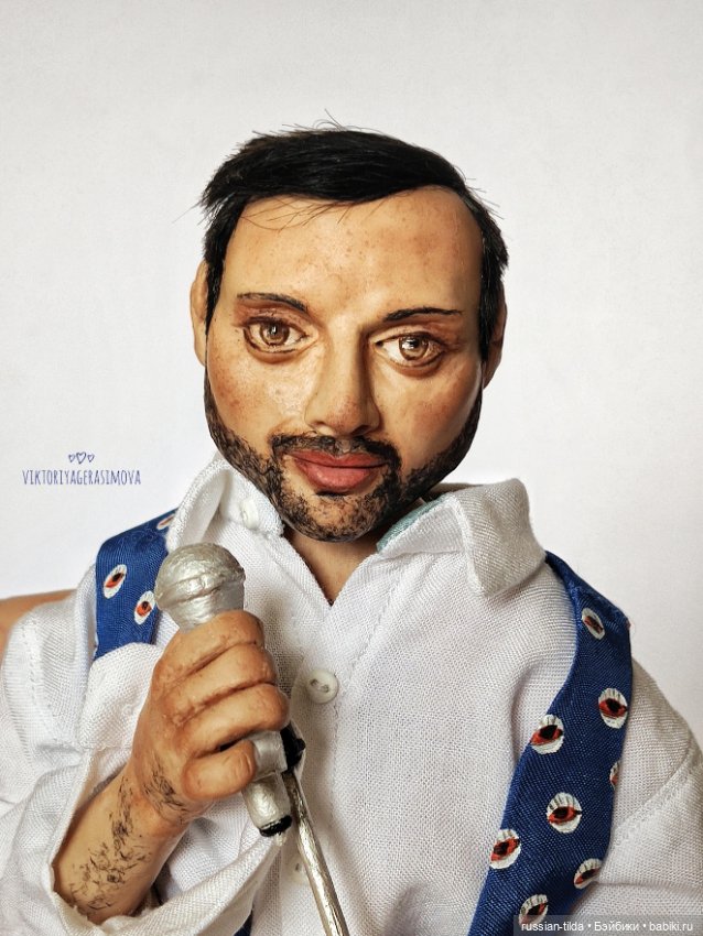 Мой Фредди Меркьюри — Портретные куклы знаменитостей: звезды кино (фото 7)