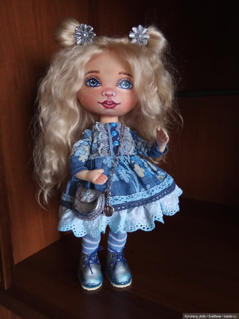 Златовласка — Авторские текстильные куклы: Вальдорфские (фото 3)