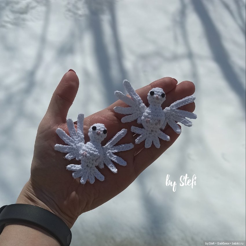 Броши к 9 мая — Вязаные игрушки и амигуруми: крючком (фото 3)