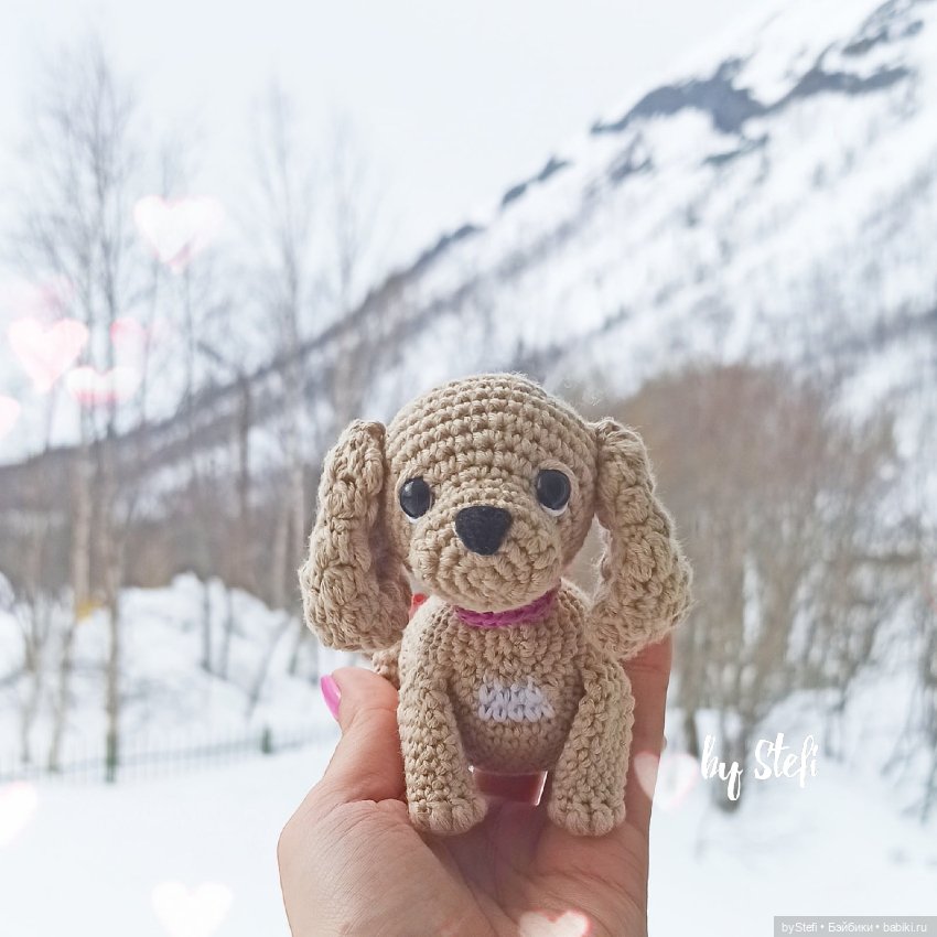 Щеночек — Вязаные игрушки и амигуруми: крючком (фото 2)