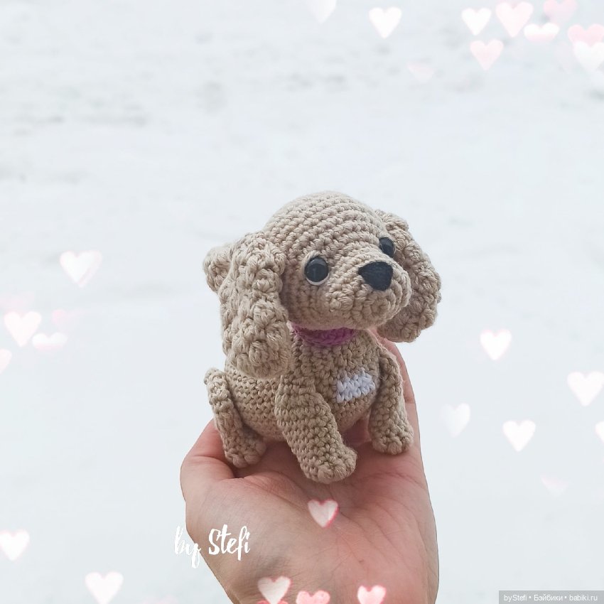 Щеночек — Вязаные игрушки и амигуруми: крючком (фото 3)