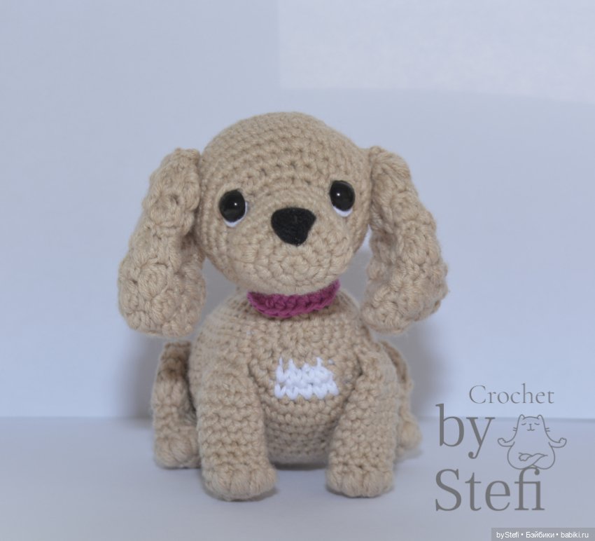 Щеночек — Вязаные игрушки и амигуруми: крючком (фото 4)