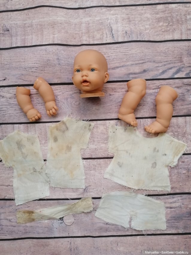 Небольшая реставрация маленькой куколки + фото мк (фото 3)