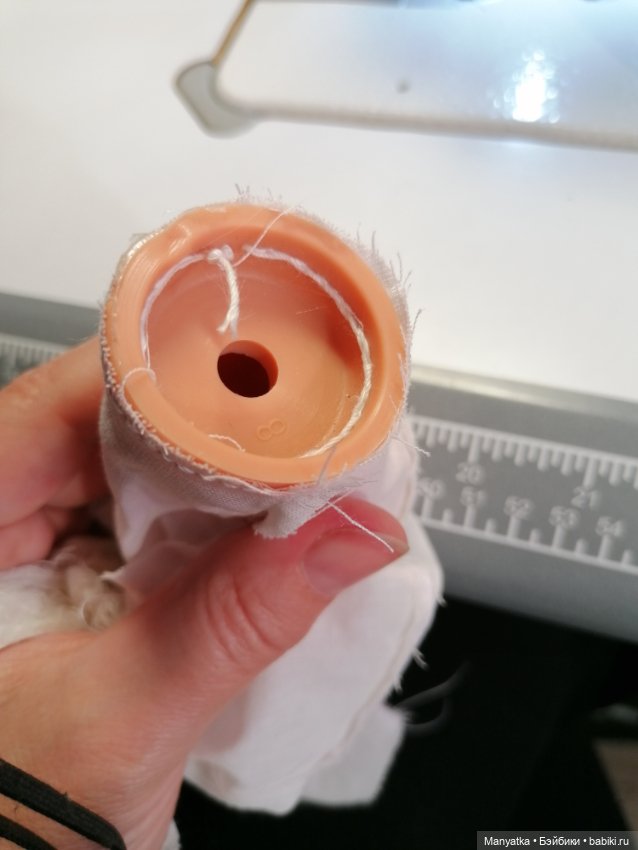 Небольшая реставрация маленькой куколки + фото мк